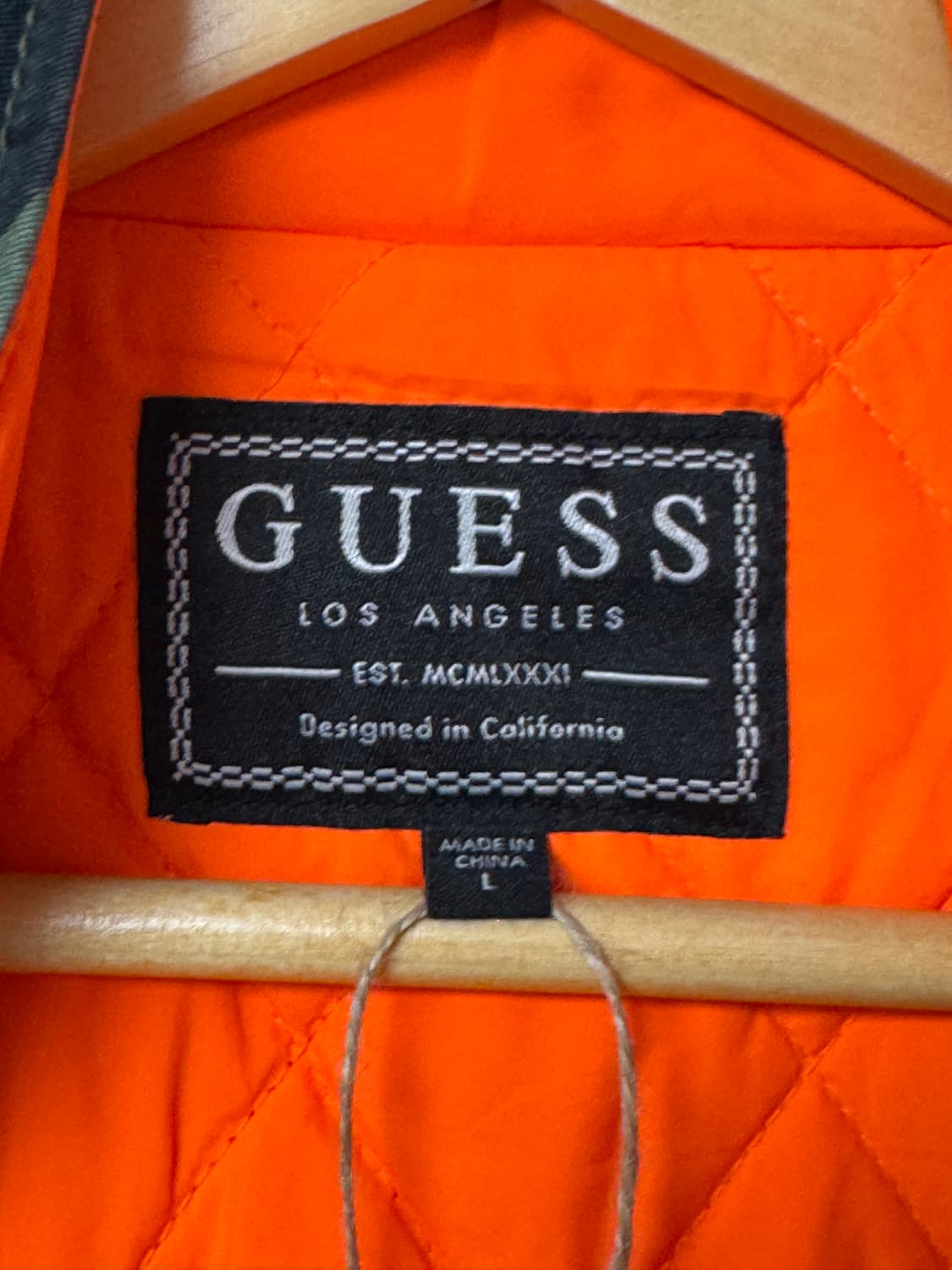 게스 리플렉티브 카모플라쥬 누빔 자켓 XXL 상품이미지9