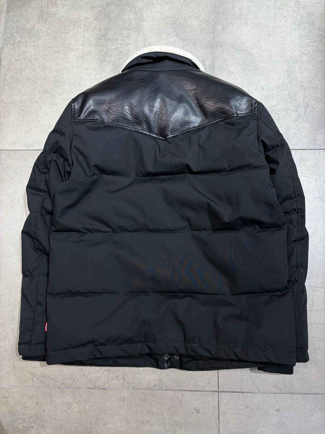 리바이스 쉐르파 레더 가죽 패딩 자켓 상품이미지6
