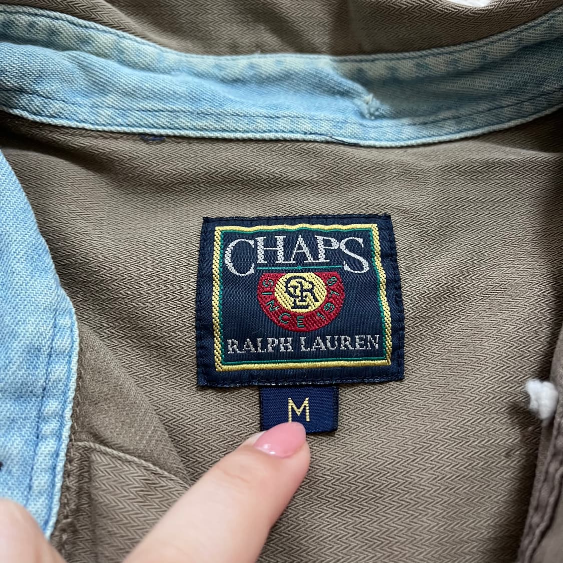 [정품] 챕스 브라운 포켓 셔츠 [ M ] 상품이미지5