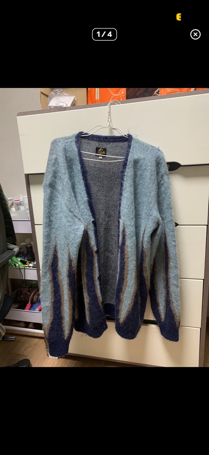 니들스 모헤어 플레임 가디건 상품이미지1