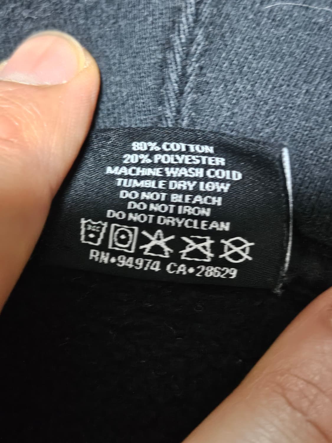 스투시 카피라이트 스톡 아플리케 후디 후드티 상품이미지4