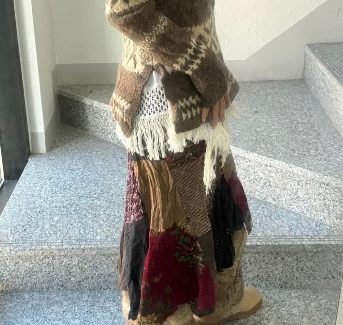 빈티지 히피 모리 코디 세트 상품이미지4