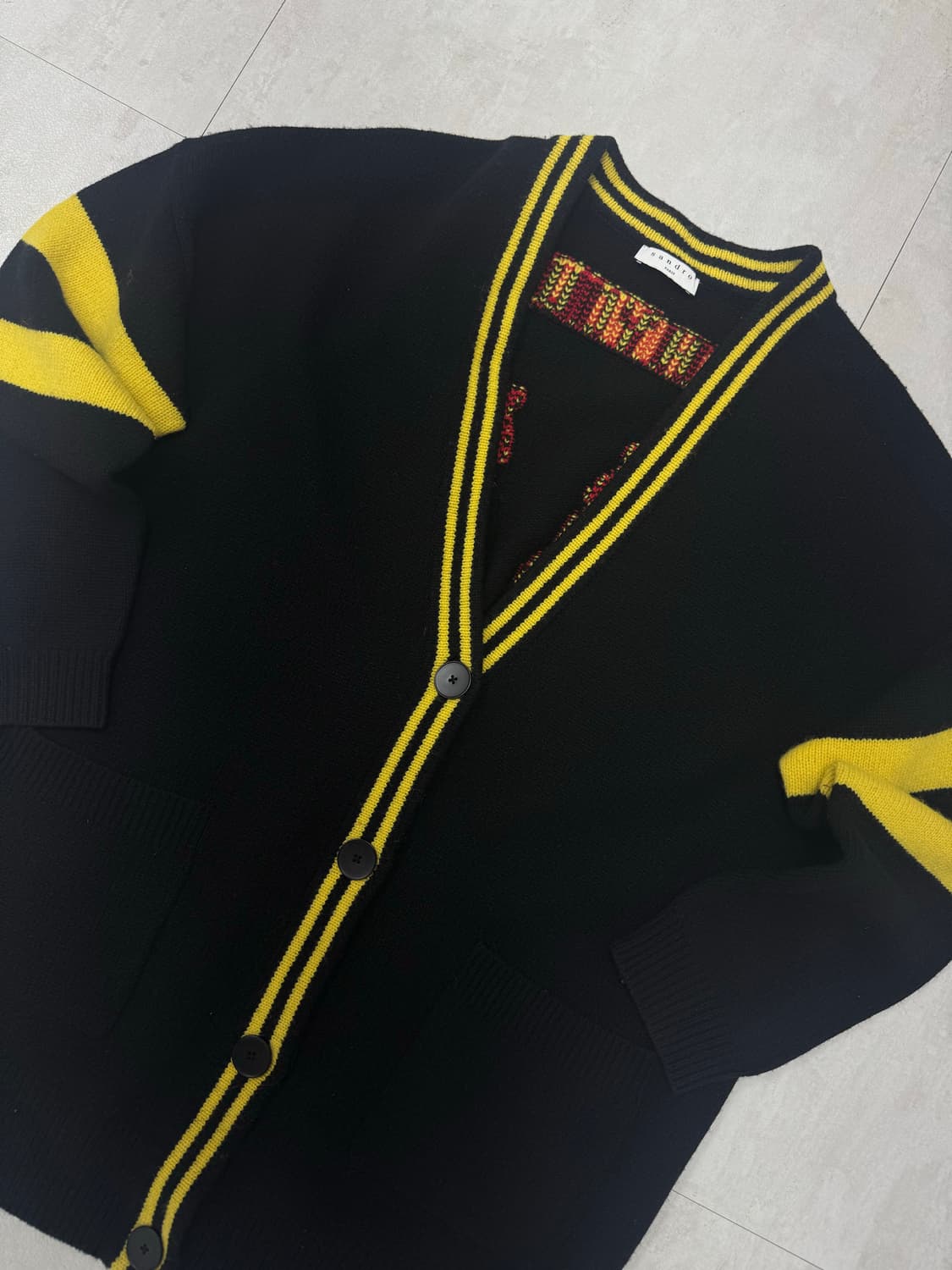 •산드로 프레피룩 울니트 가디건 상품이미지2