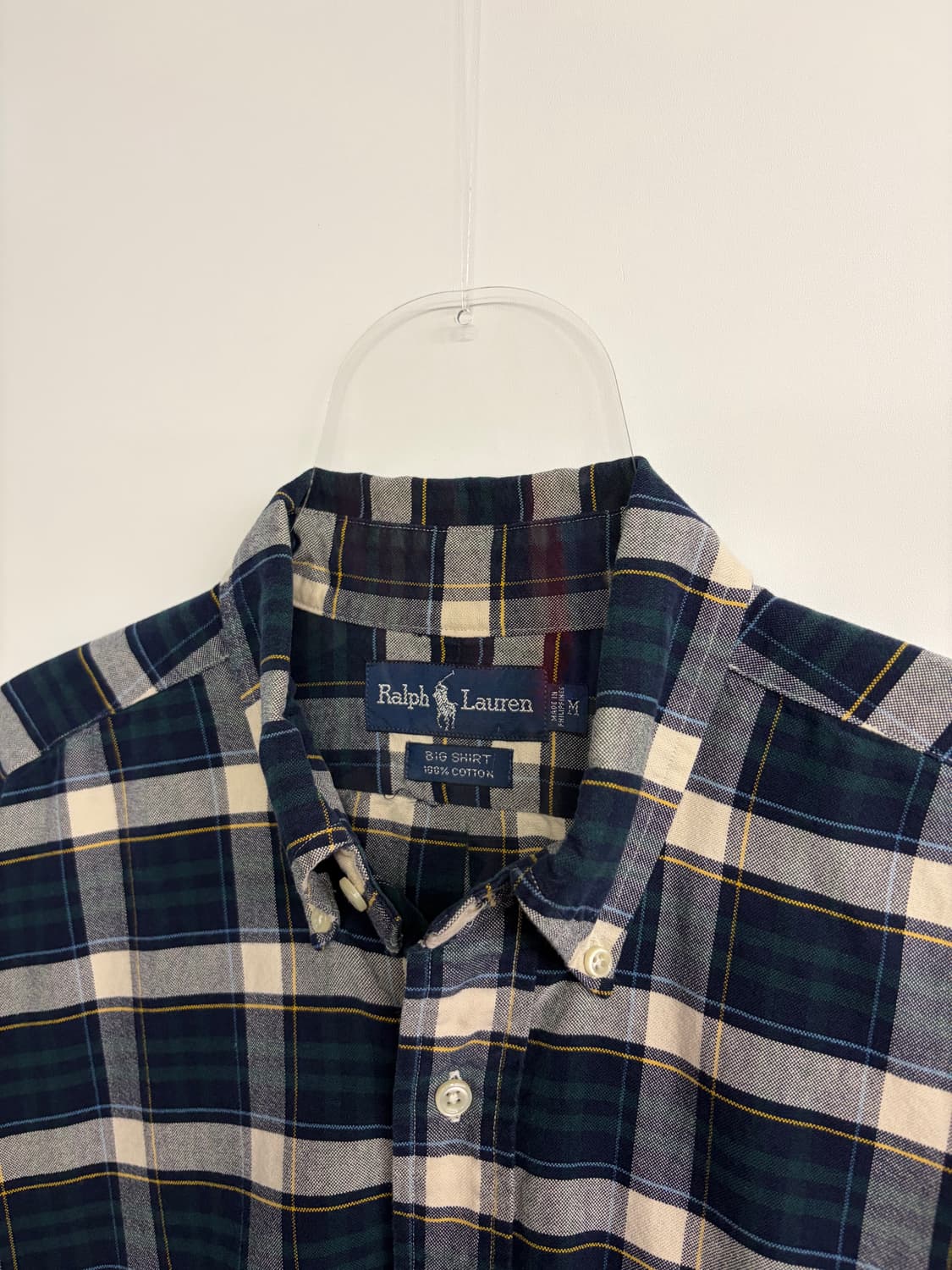 90s 폴로 랄프로렌 빅셔츠 M 상품이미지2