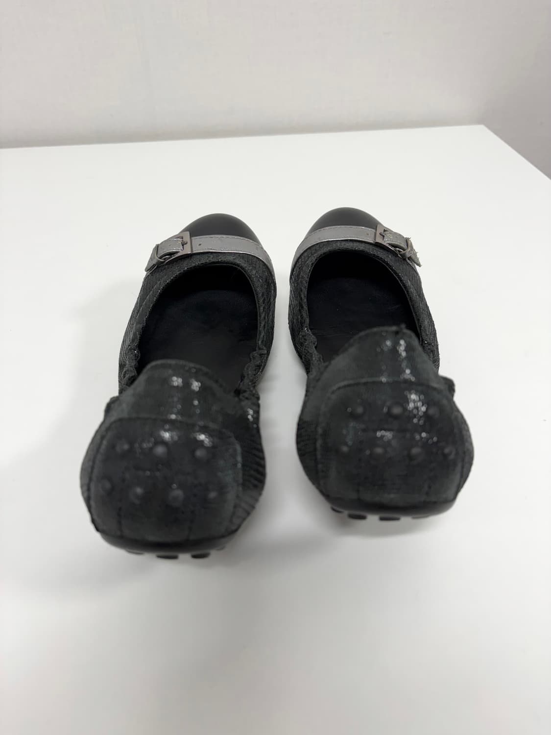 230) tod's 토즈 블랙 발레리나 슈즈 상품이미지3