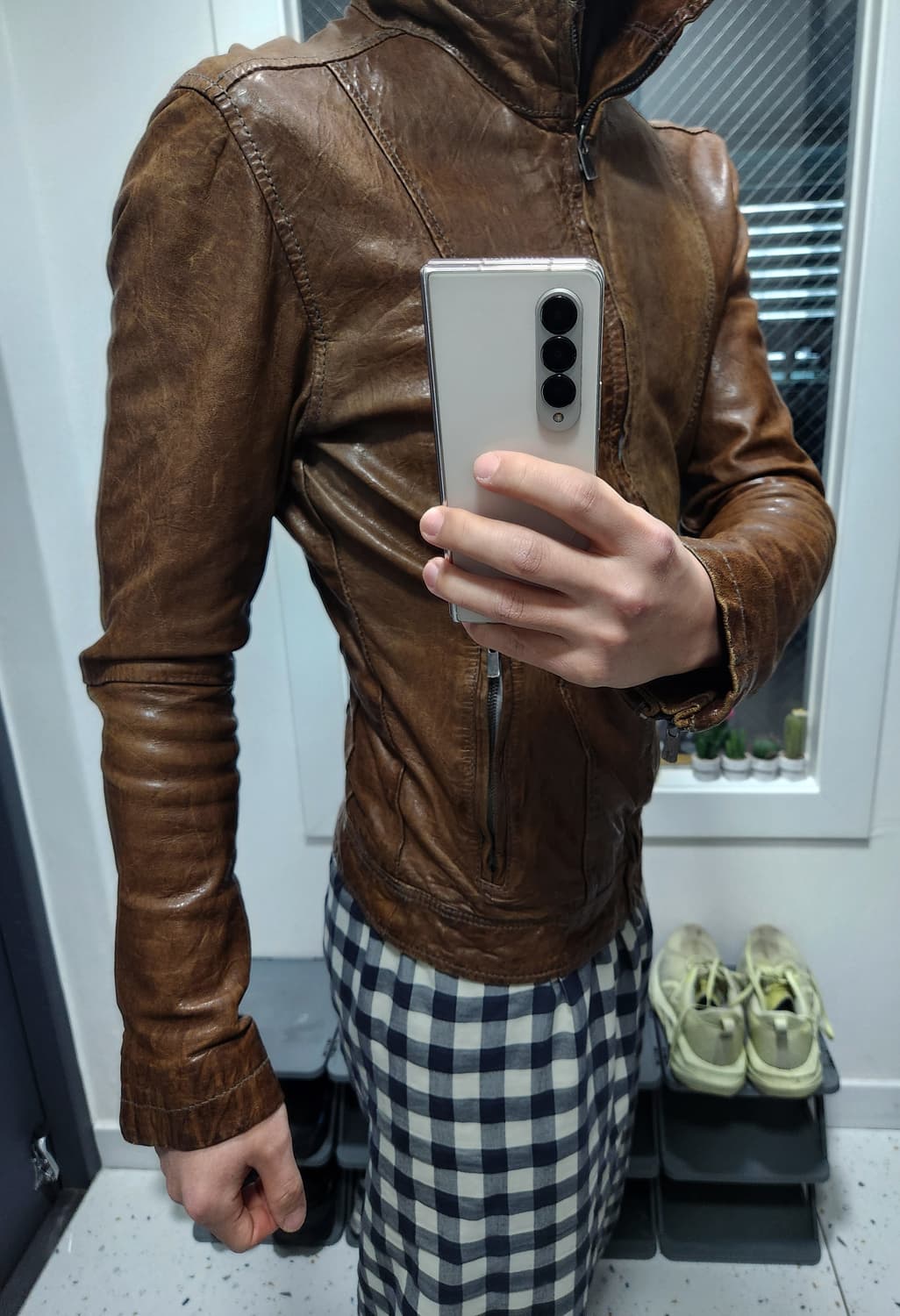 Luva tram Leather Jacket 상품이미지9
