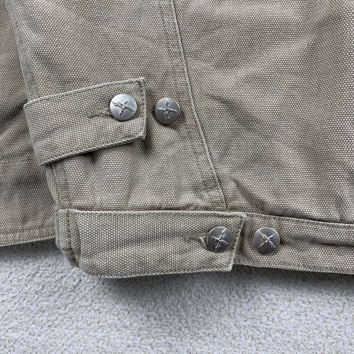 낫포너드 웨스턴 크롭 옥스포드 워크 자켓 베이지 상품이미지6