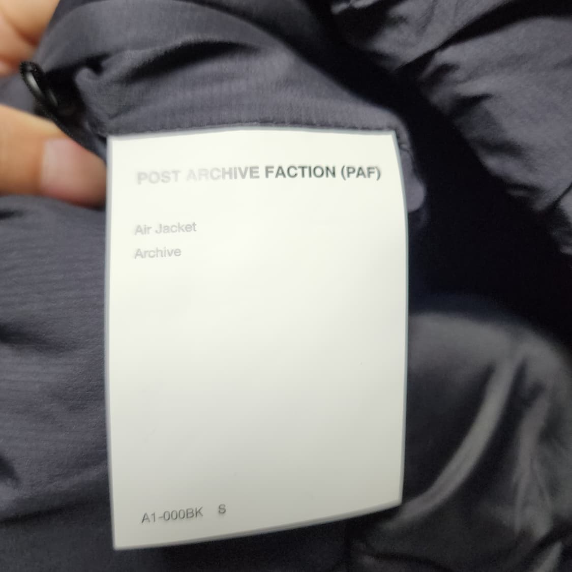 포스트아카이브팩션(paf) 에어자켓 S 상품이미지5