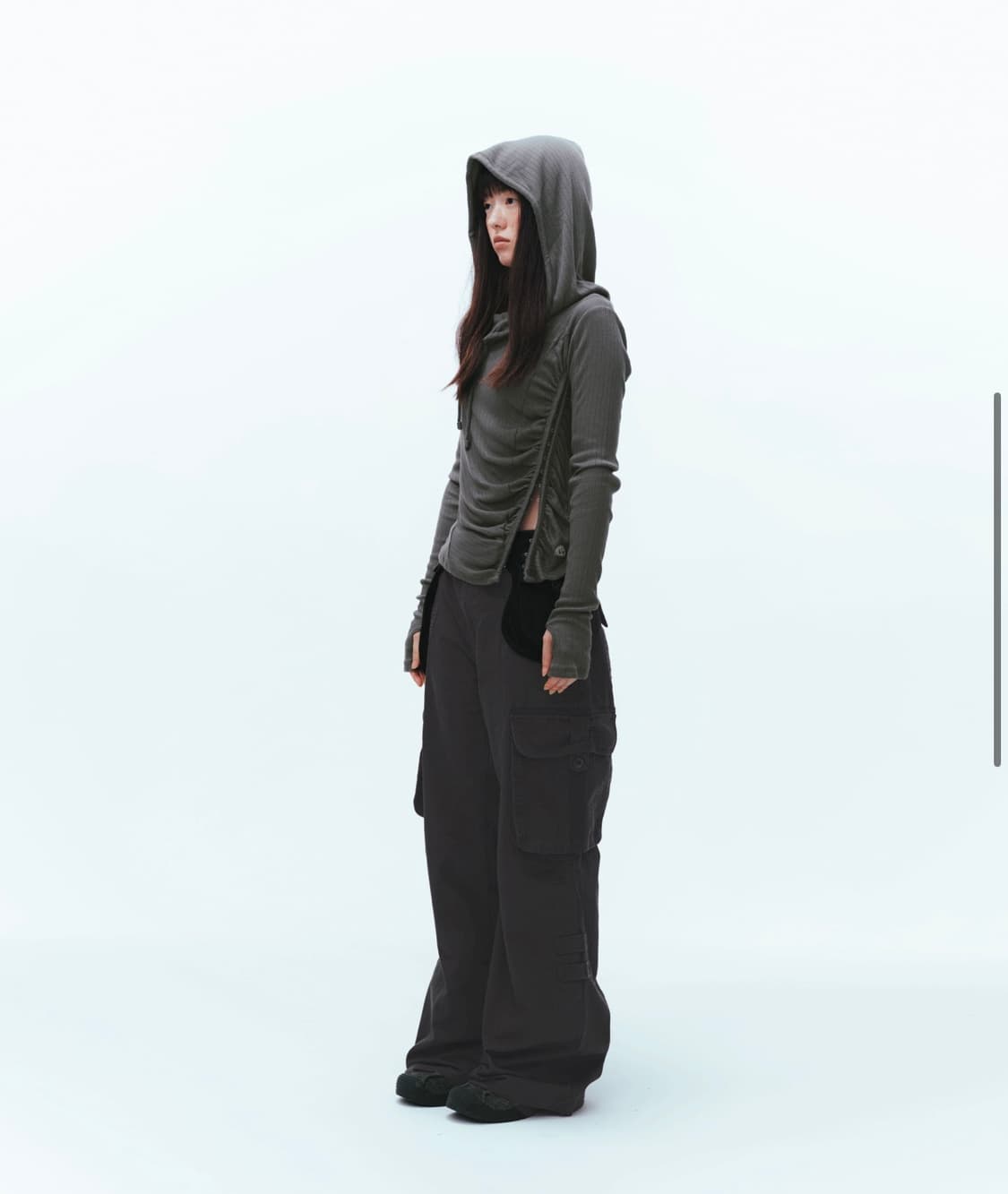 코이세이오 셔링 후드 SHIRRING HOOK HOODIE 상품이미지3