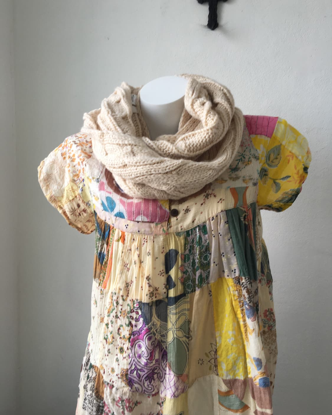  cable pattern 2way knit muffler 상품이미지2