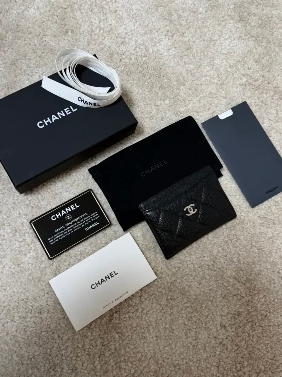 샤넬 카드지갑 (캐비어) 상품이미지1