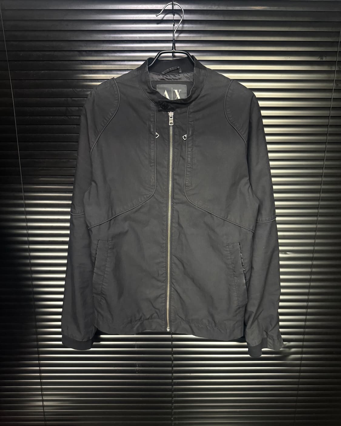 아르마니 익스체인지 알마니 라이더 바이커 워크 자켓 집업 하이넥 M 95 상품이미지2