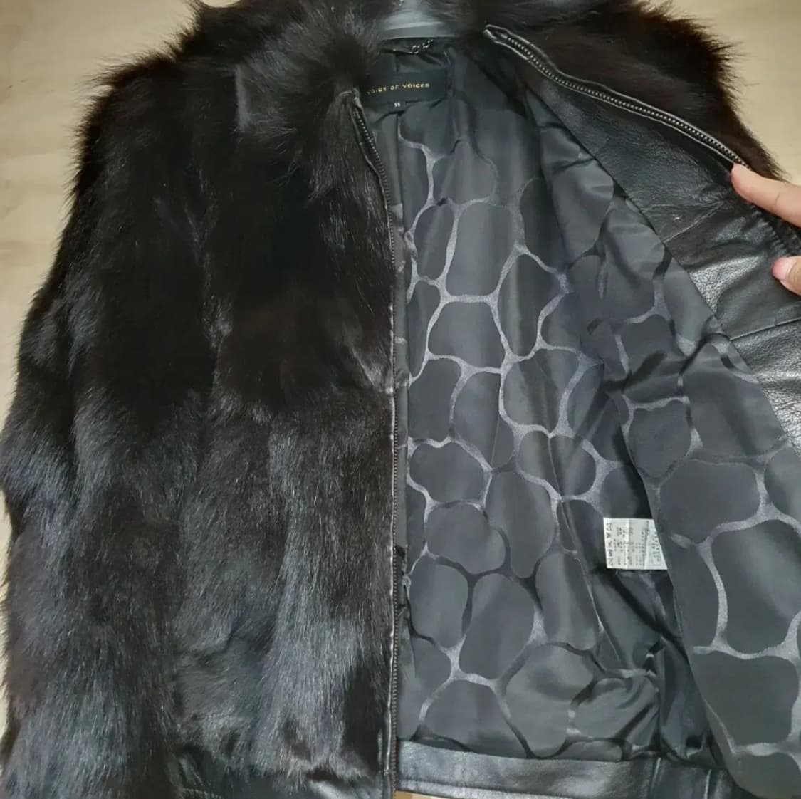 342) 보브 VOV 양가죽 폭스퍼 자켓 상품이미지4