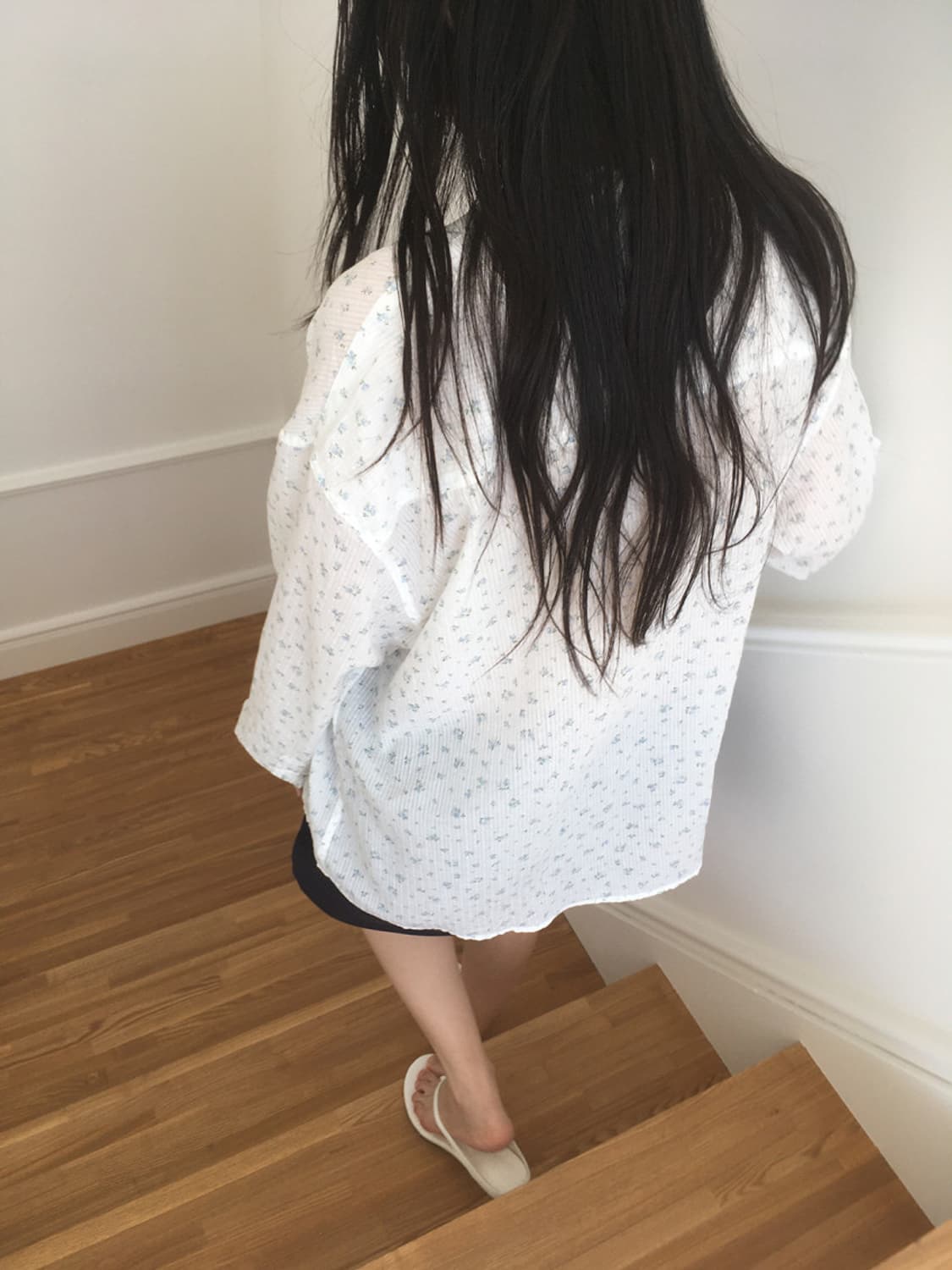 🏷️ 미엔느 블룸 거즈 셔츠 새상품 / 소라 상품이미지3
