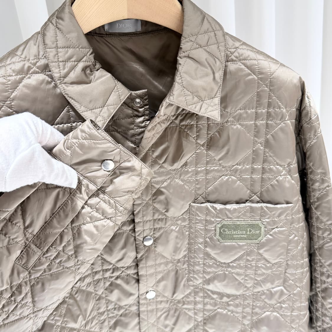 48 / 디올 까나쥬 패디드 경량 패딩 자켓 / 미사용 상품이미지4