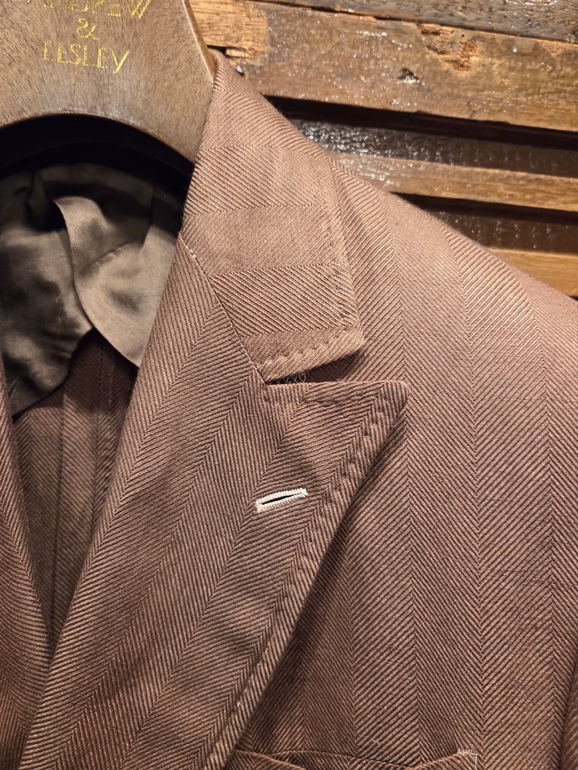 이탈리아 브랜드 HALSTON 더블브레스티드자켓  상품이미지4