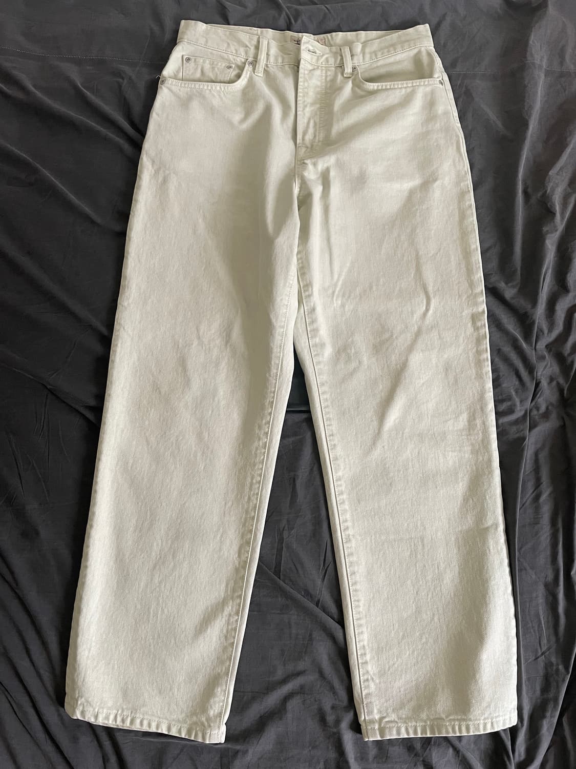  STUSSY DOUBLE DYE BIG 'OL JEAN - CREAM 상품이미지1