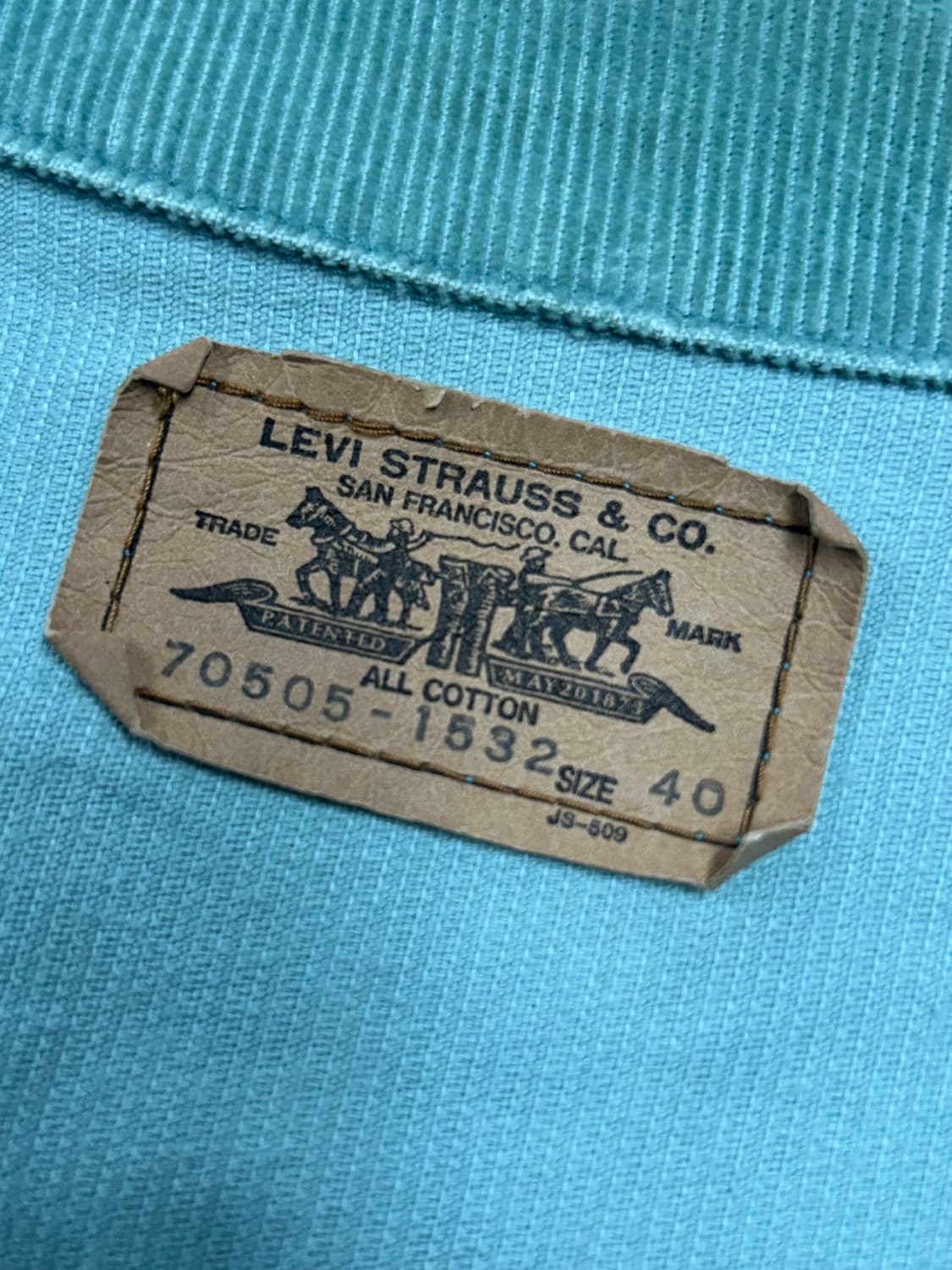 90s 리바이스 코듀로이 트러커 자켓 상품이미지7