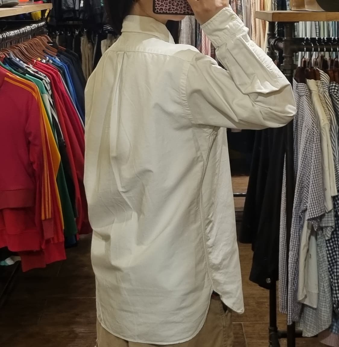[Hi] polo 폴로 긴팔 셔츠 화이트 상품이미지5