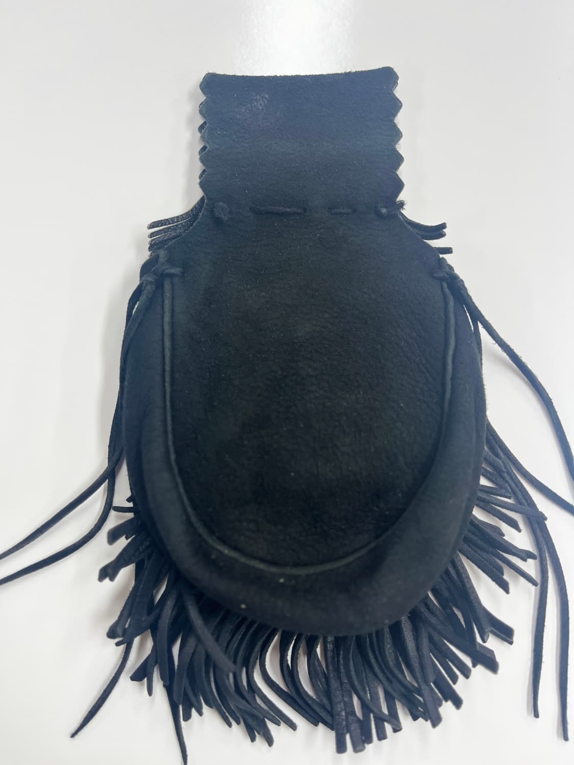 GOROS 고로스 블랙 스웨이드 플라워콘초 웨이스트백 상품이미지3