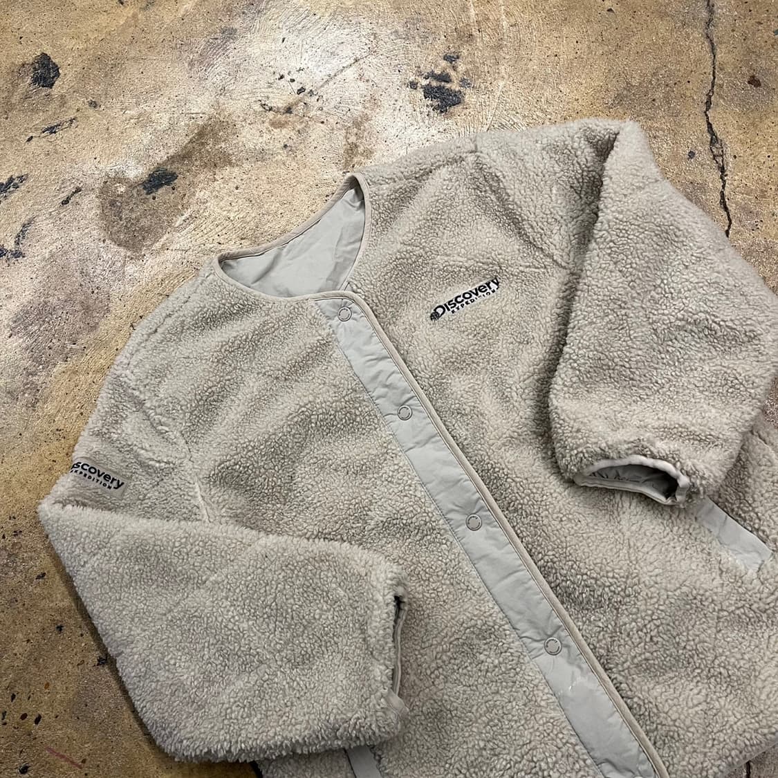 [정품/90] 디스커버리 익스페디션 양면 뽀글이 플리스 자켓 b14 상품이미지1