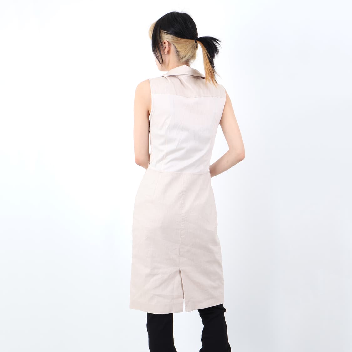 Front 7-button Cotton dress 상품이미지2