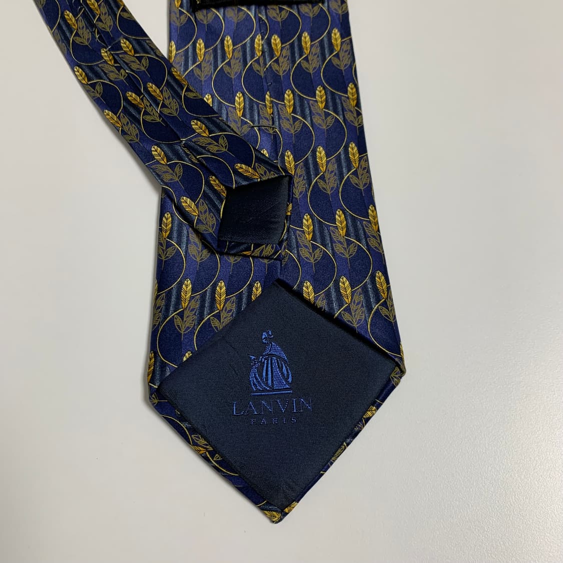랑방(LANVIN) 기하학적패턴 클래식 명품넥타이 100실크 9.1cm 상품이미지6