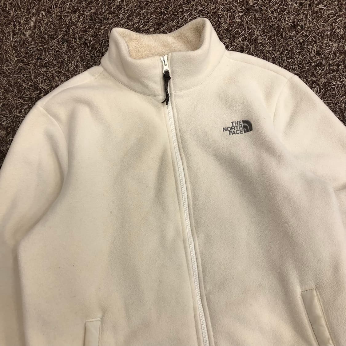 노스페이스 아이보리 플리스 후리스 자켓 상품이미지2