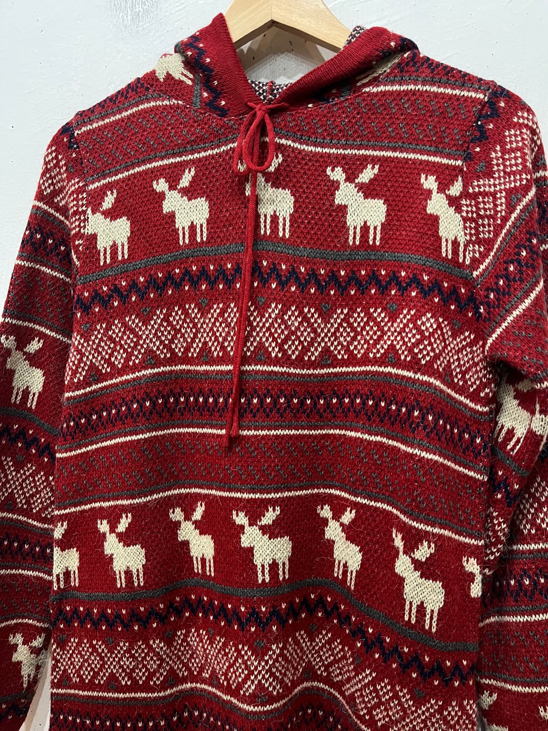 Olive de 노르딕 니트 후디 원피스 Made in JAPAN 상품이미지4