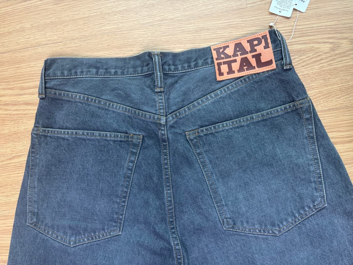 캐피탈 14oz CONEY OKAGILLY 블랙 데님 34 상품이미지8