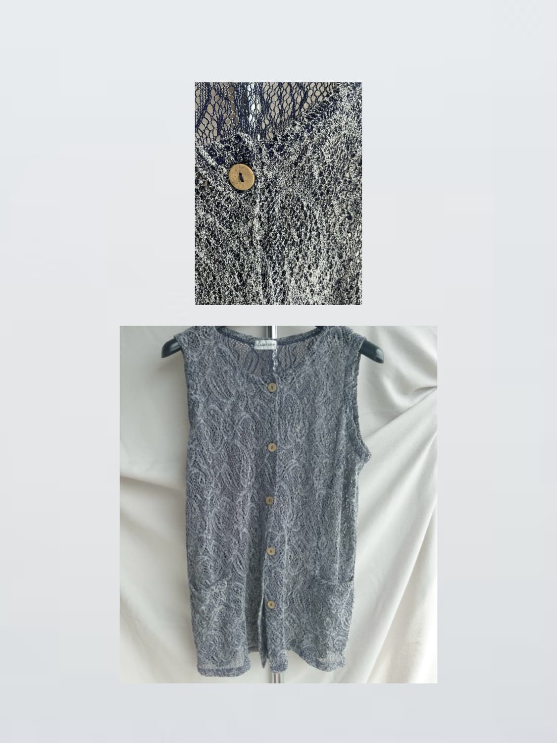 Grey Long Vest 그레이 롱 베스트 상품이미지2
