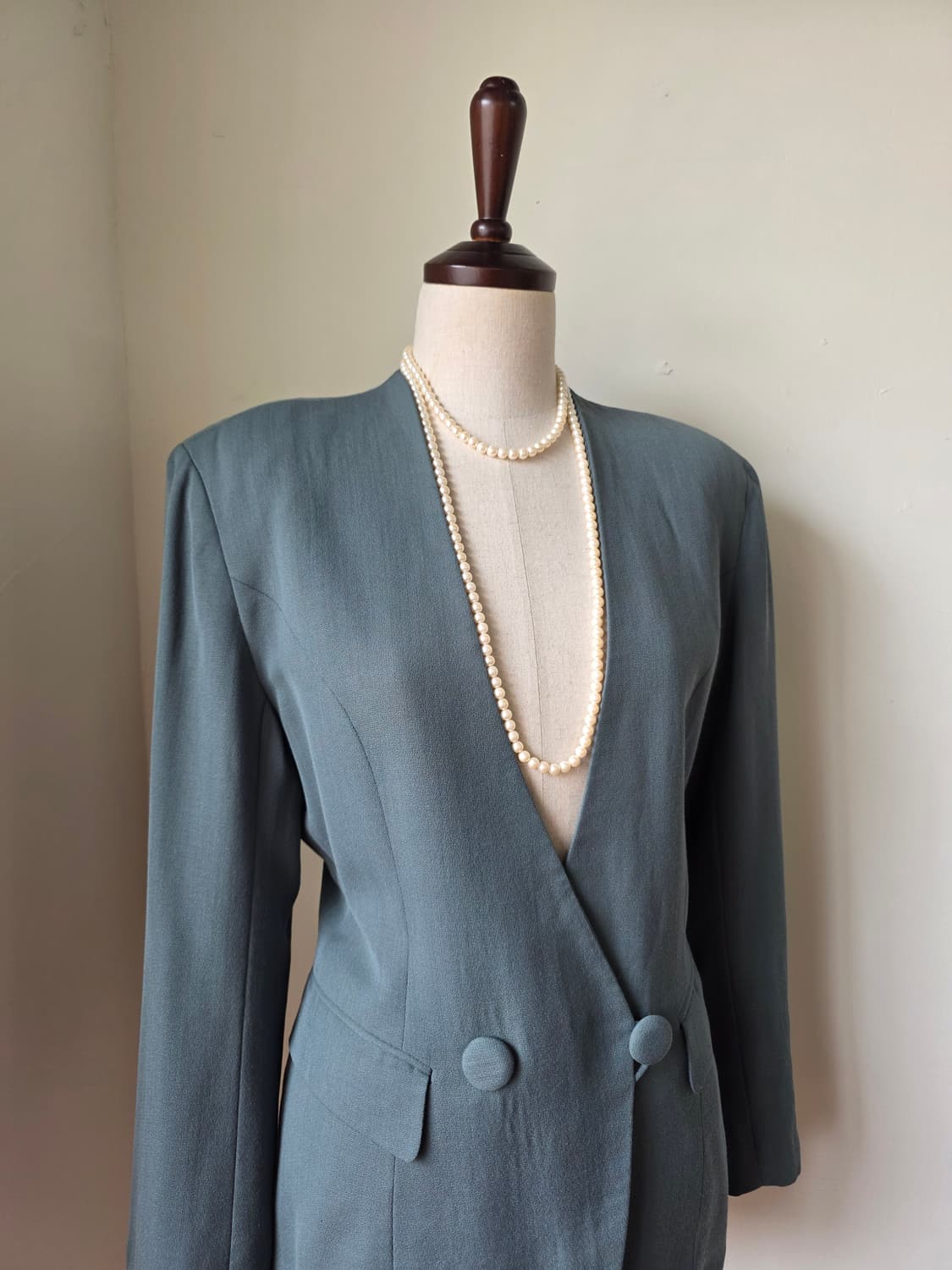 노카라 더블 브레스티드 자켓 상품이미지2