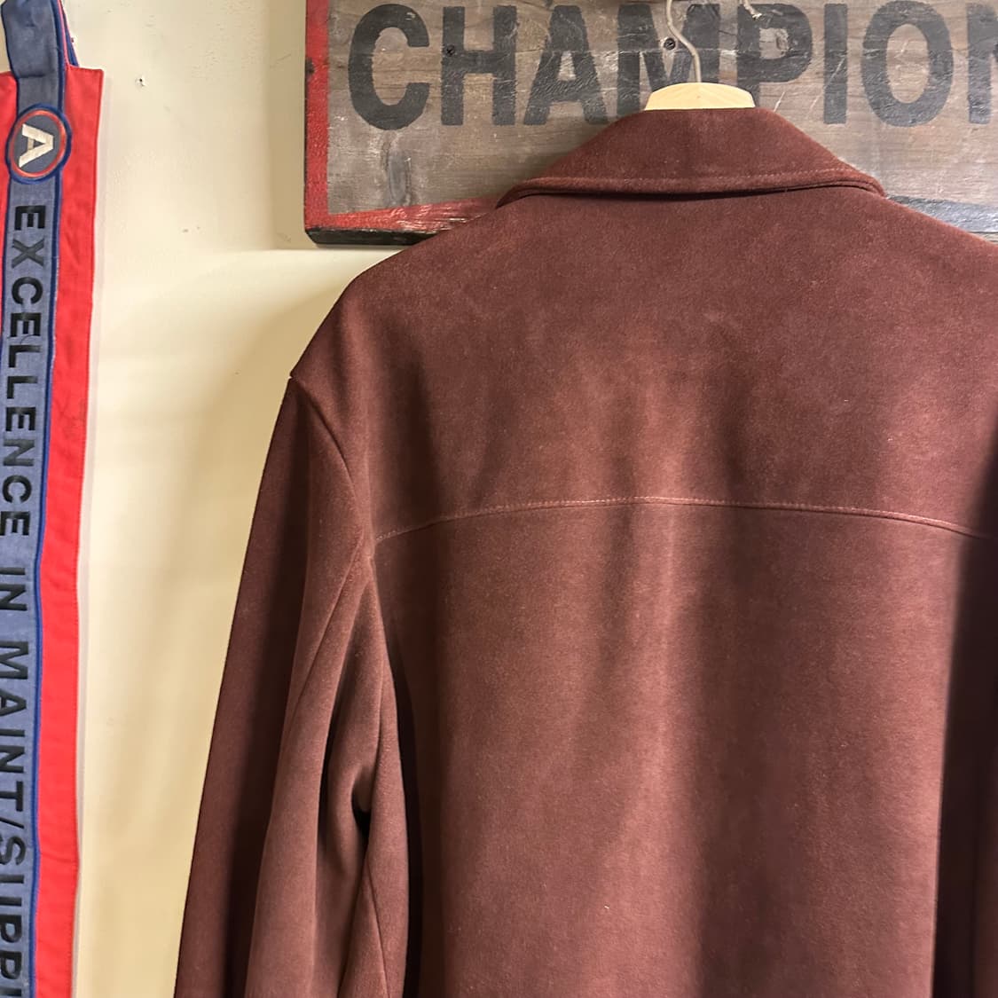 브라운 스웨이드 가죽 자켓 (105)  상품이미지6