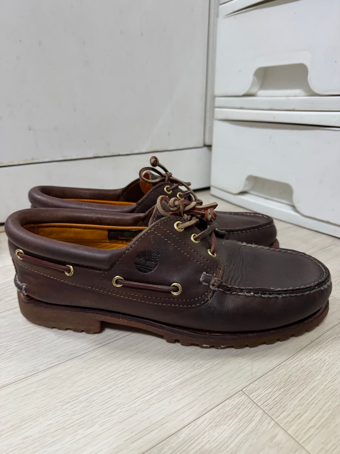 팀버랜드 브라운 보트슈즈 285mm 10.5 상품이미지5