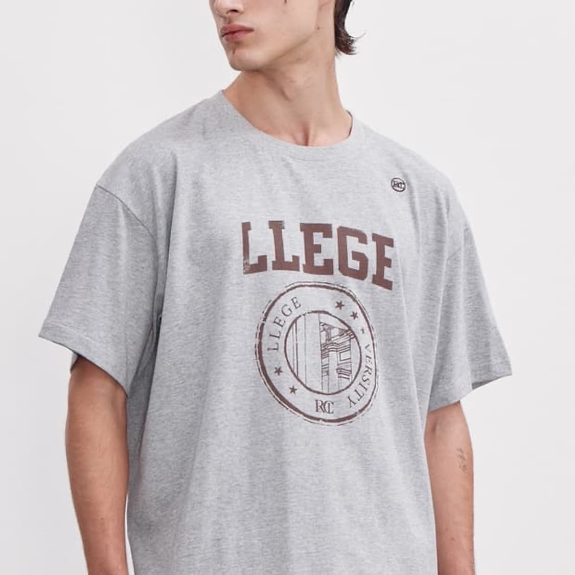 렉토(Recto) LLEGE 로고 반팔 상품이미지2