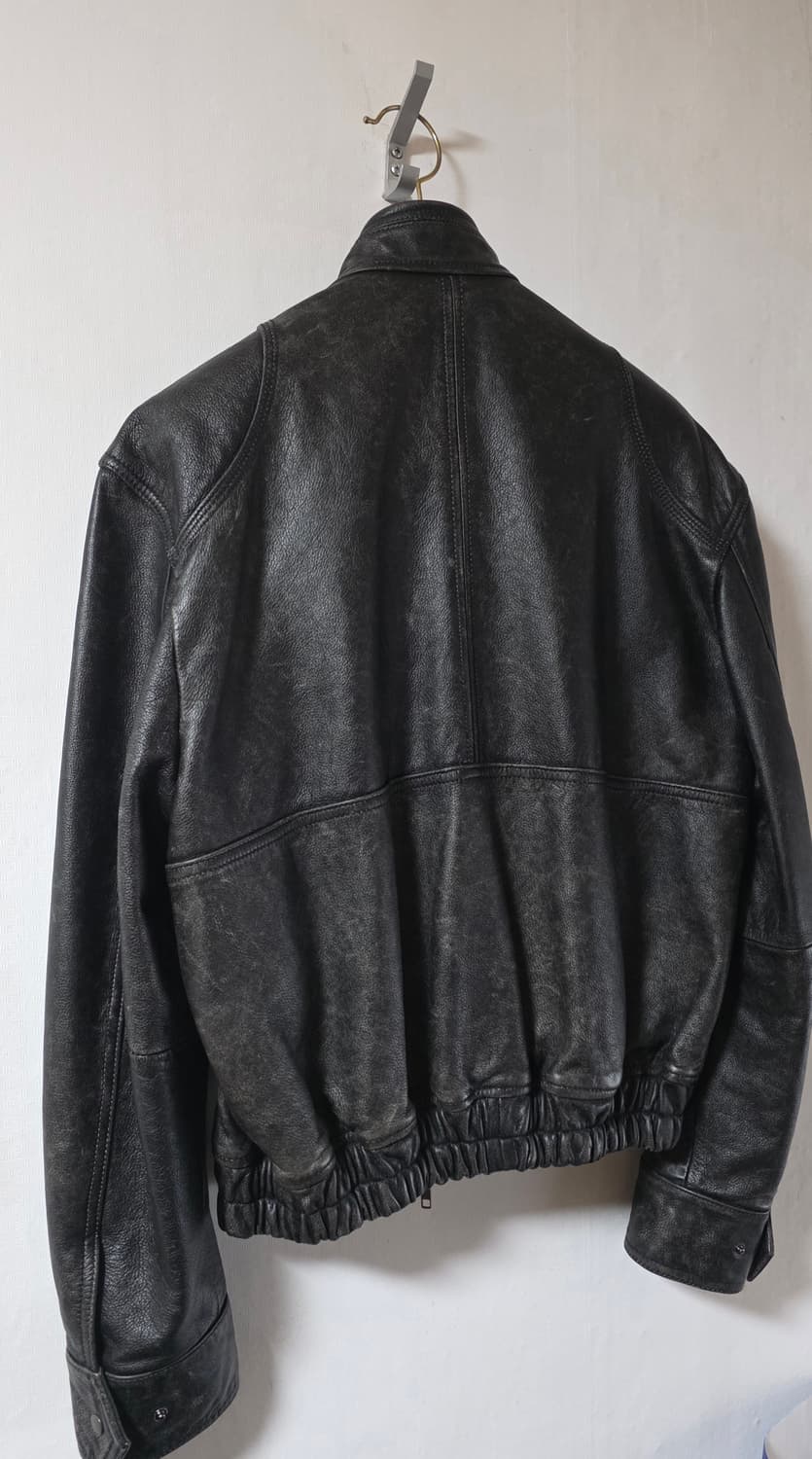 엘무드 스모커 카우하이드 리얼 레더자켓 46 상품이미지2