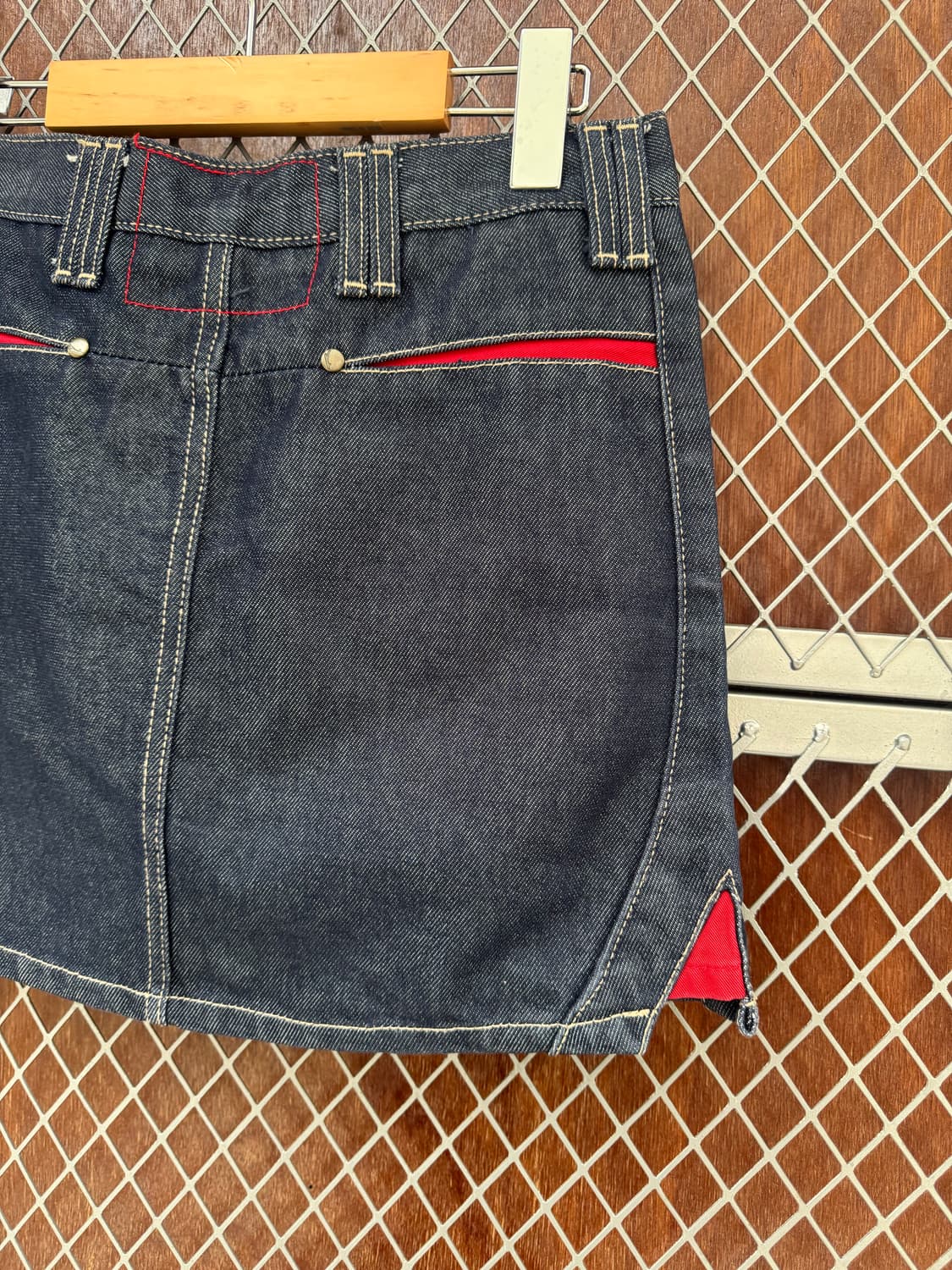 리바이스 엔지니어드 생지 데님 미니스커트 M 상품이미지5