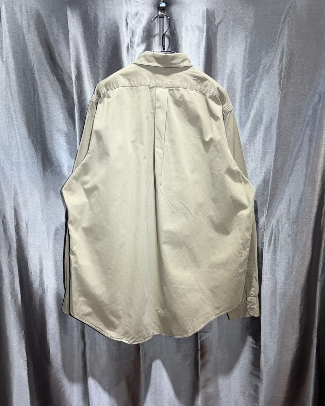 XL 폴로랄프로렌 네이비 포니 베이지 코튼 셔츠 상품이미지3