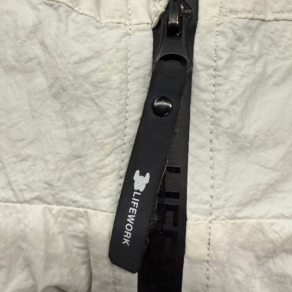 [정품/L] 라이프워크 화이트 후드 바람막이 b18 상품이미지8