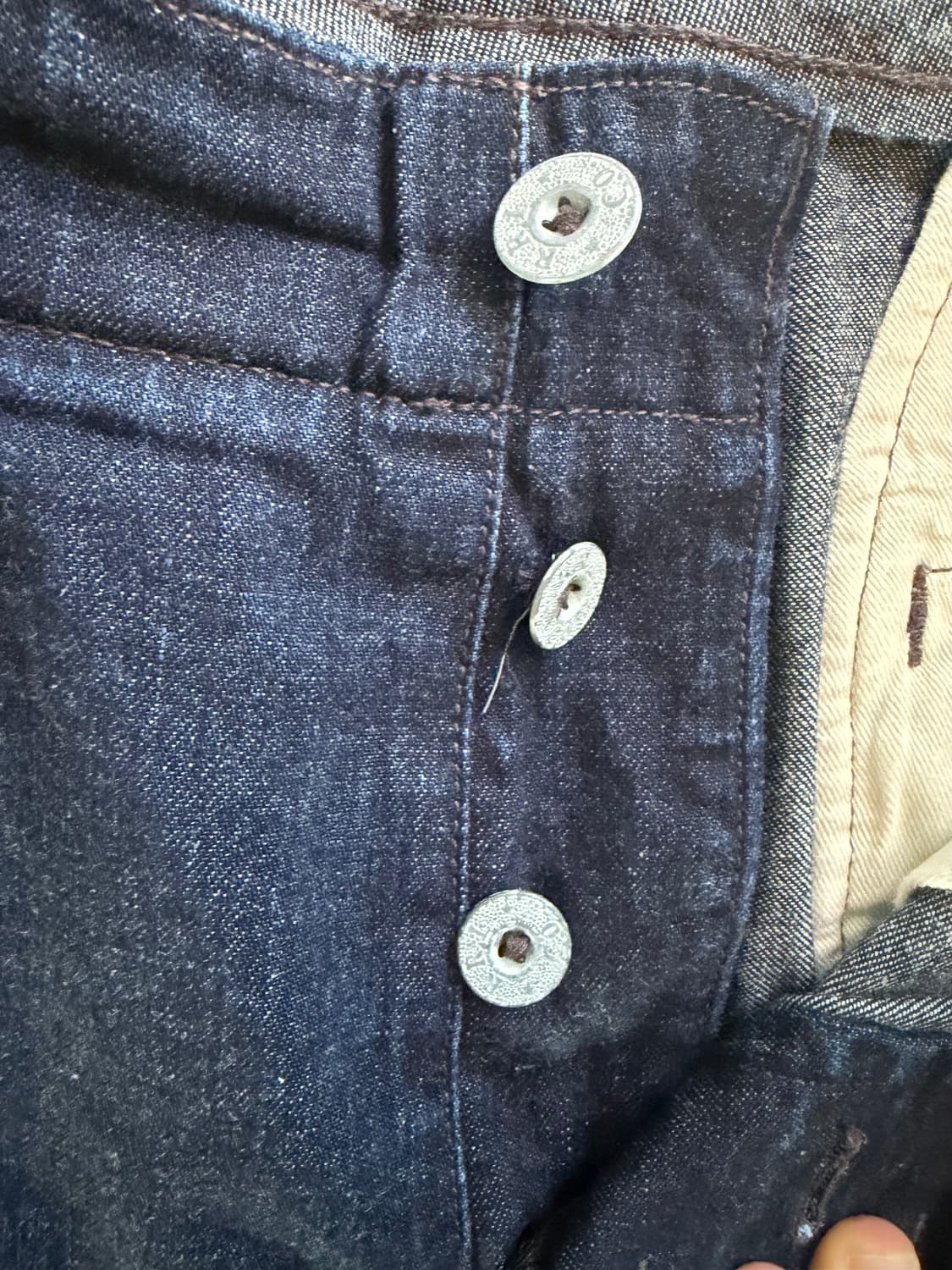 (8) RRL(더블알엘) 인디고 린스 데님 필드 팬츠 38x32 상품이미지3