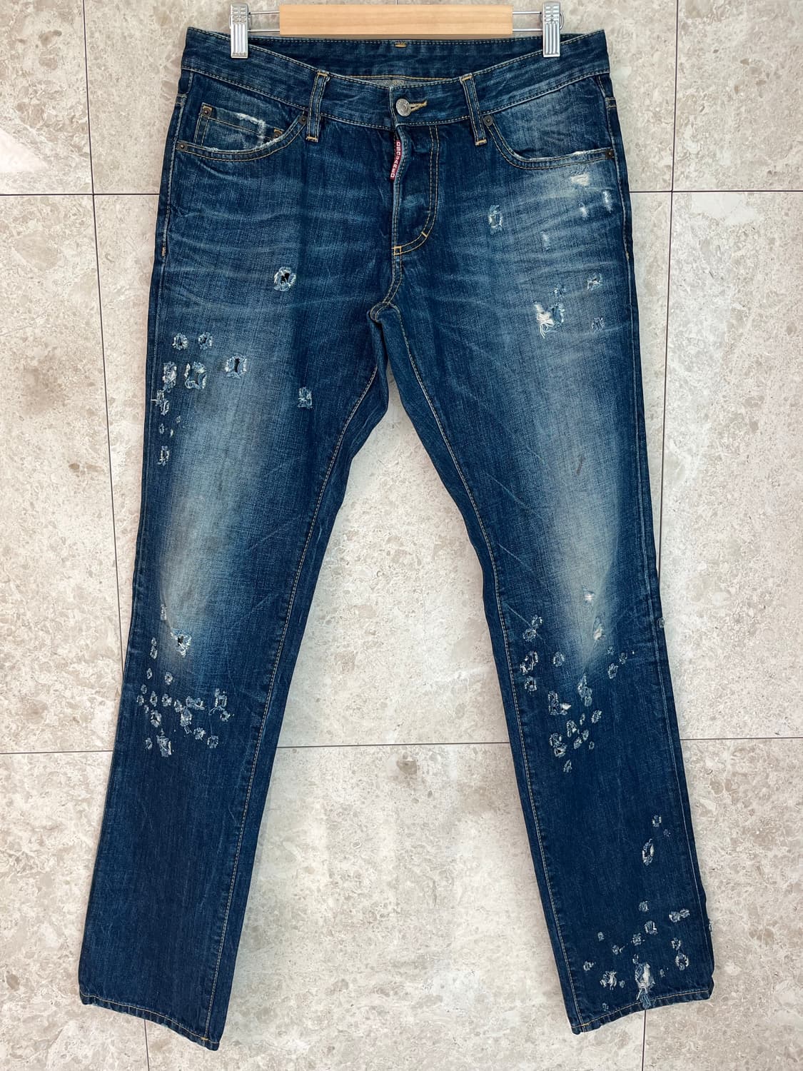 디스퀘어드2 데미지 워싱 청바지 48 정품 상품이미지1