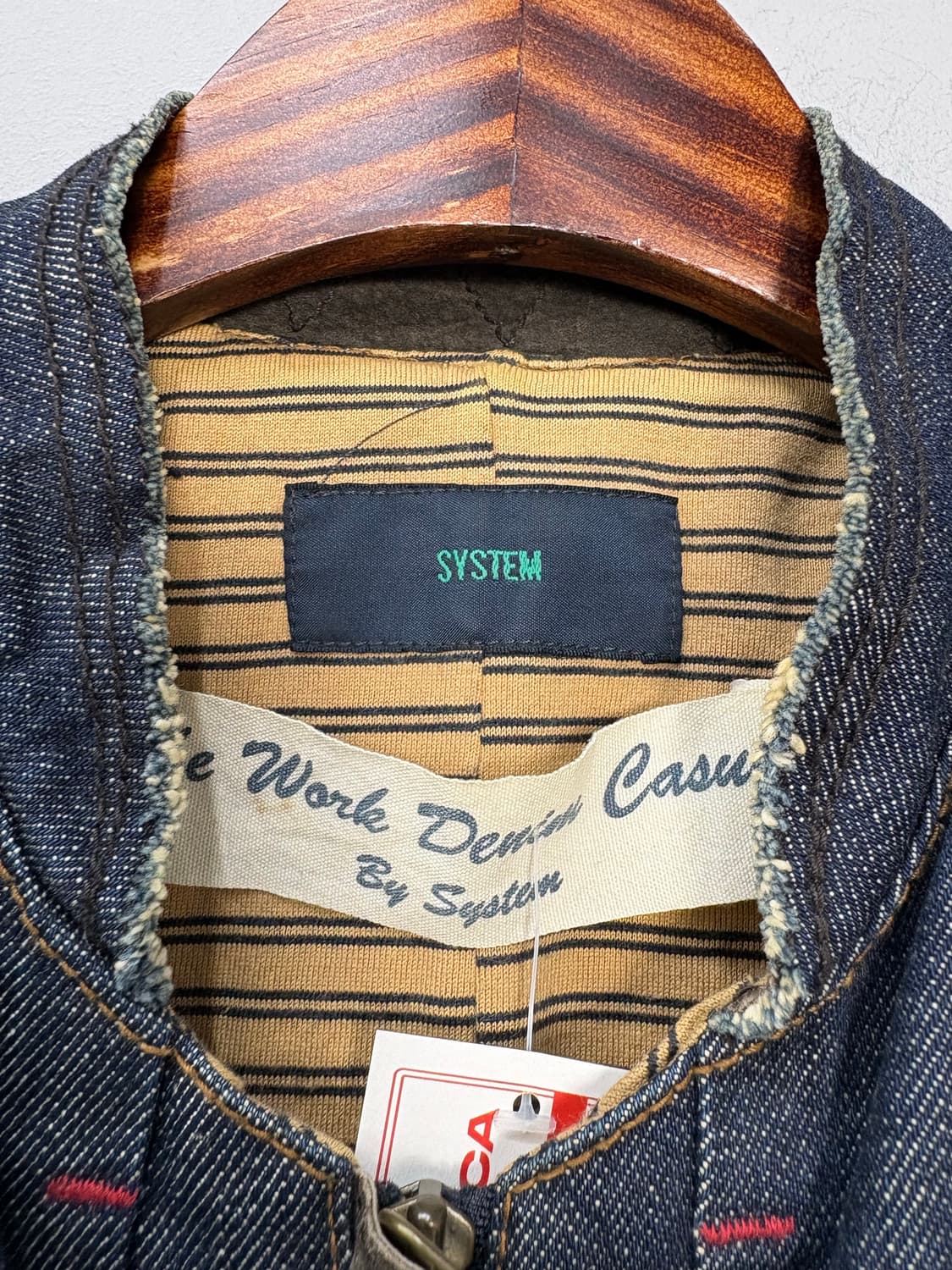 시스템 빈티지 데님 멀티포켓 스티치 집업 자켓 A2999 상품이미지7
