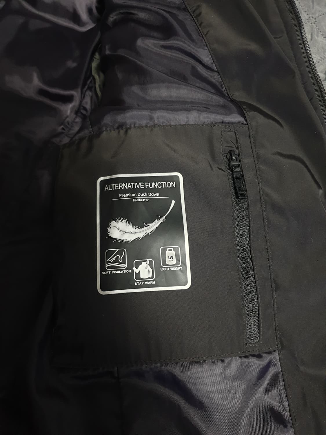 타운젠트 스트레치 사파리 덕다운 패딩 점퍼 카키브라운 (L) 상품이미지4