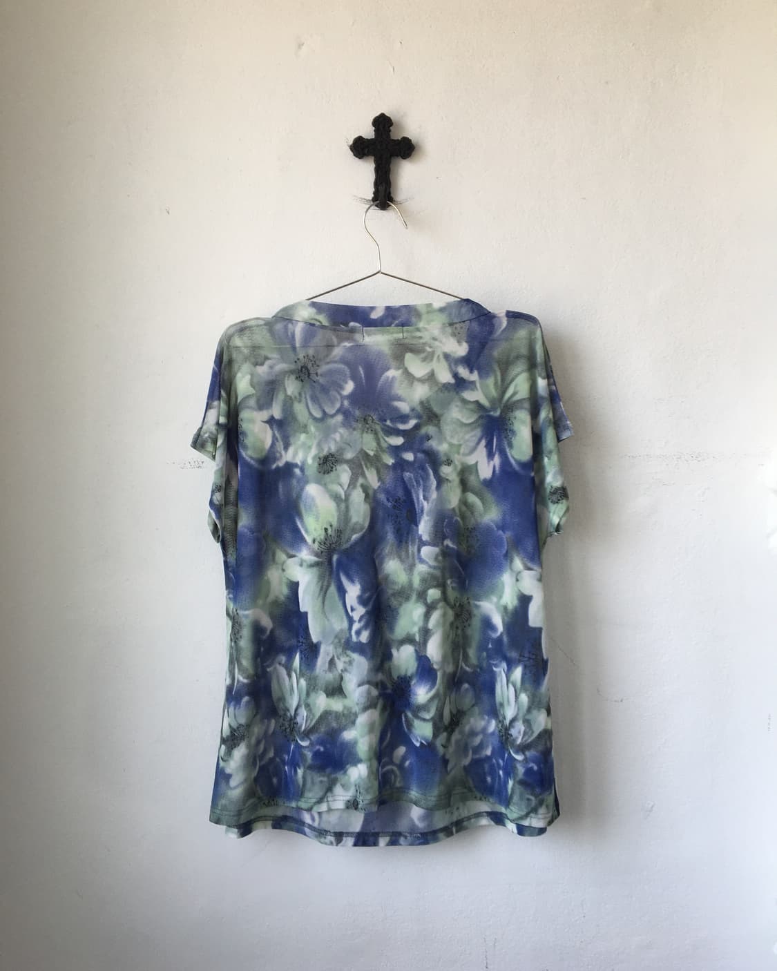 flower pattern mesh top 상품이미지3