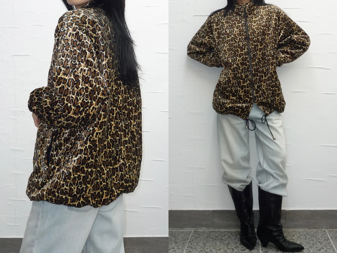 leopard velvet jumper 상품이미지3