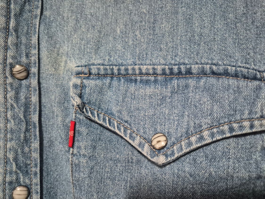 리바이스 90 웨스턴 데님 셔츠 (M) 상품이미지6
