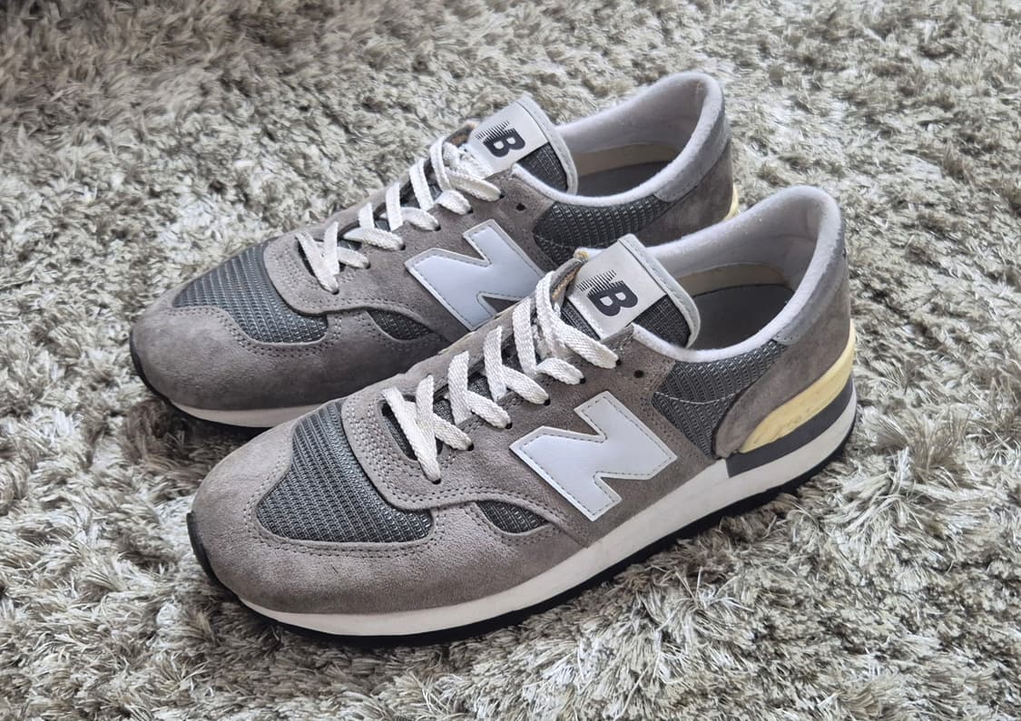 뉴발란스 990v1 메이드 인 USA 그레이 화이트 (275) 상품이미지1