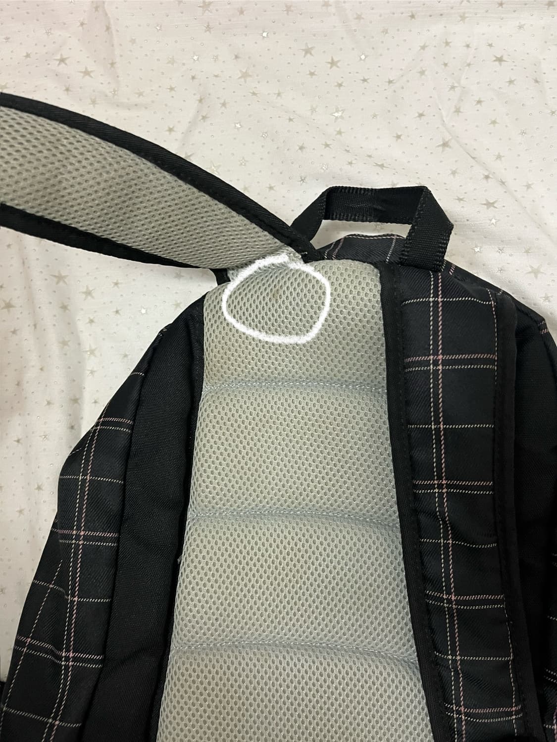 블랙핑크 체크패턴 백팩 + 치이카와 릴패스 🎀 상품이미지2