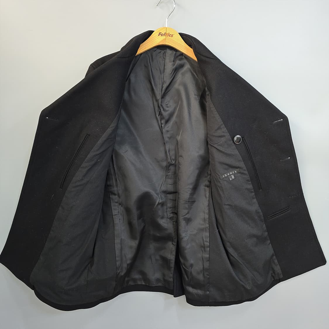 띠어리(Theory) 더블 피코트 울 캐시미어 XS 상품이미지6