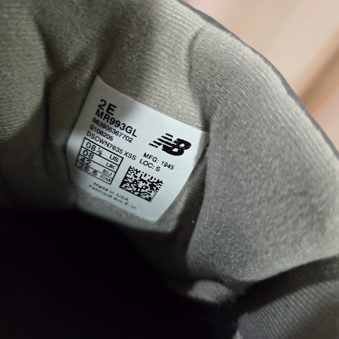 뉴발란스 993 265 상품이미지7